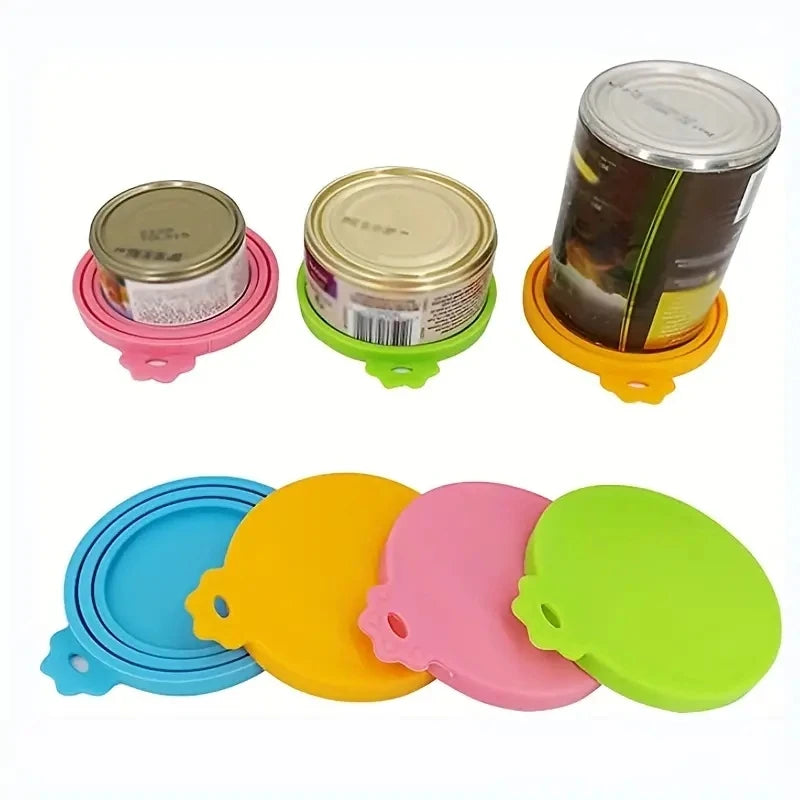 Reusable Silicone Pet Food Storage Lid For Cats And Dogs