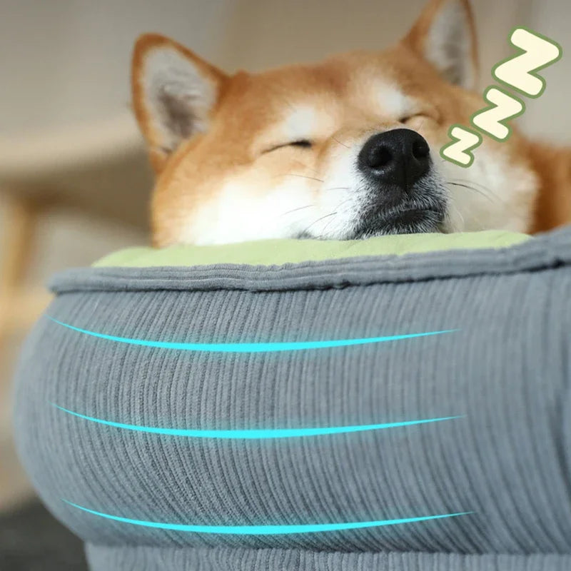 Orthopedic Memory Foam Plush Pet Bed For Dogs And Cats