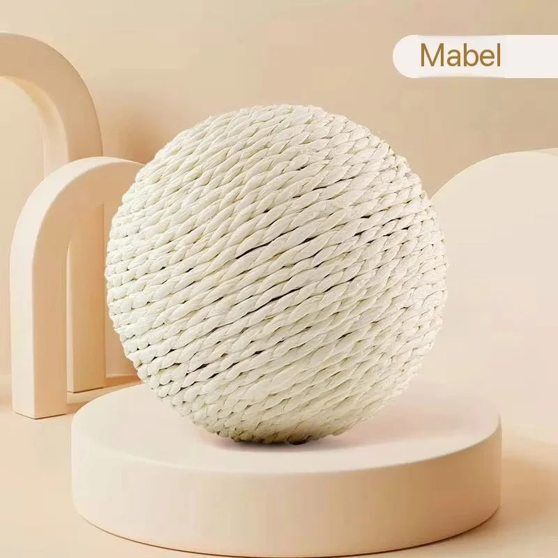 Interactive Sisal Cat Ball Toy Scratcher For Indoor Cats