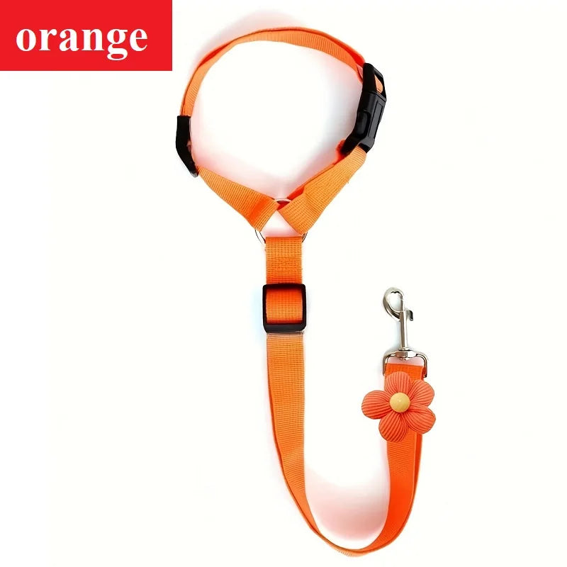 Tepoztec Adjustable Reflective Pet Car Seat Belt Harness