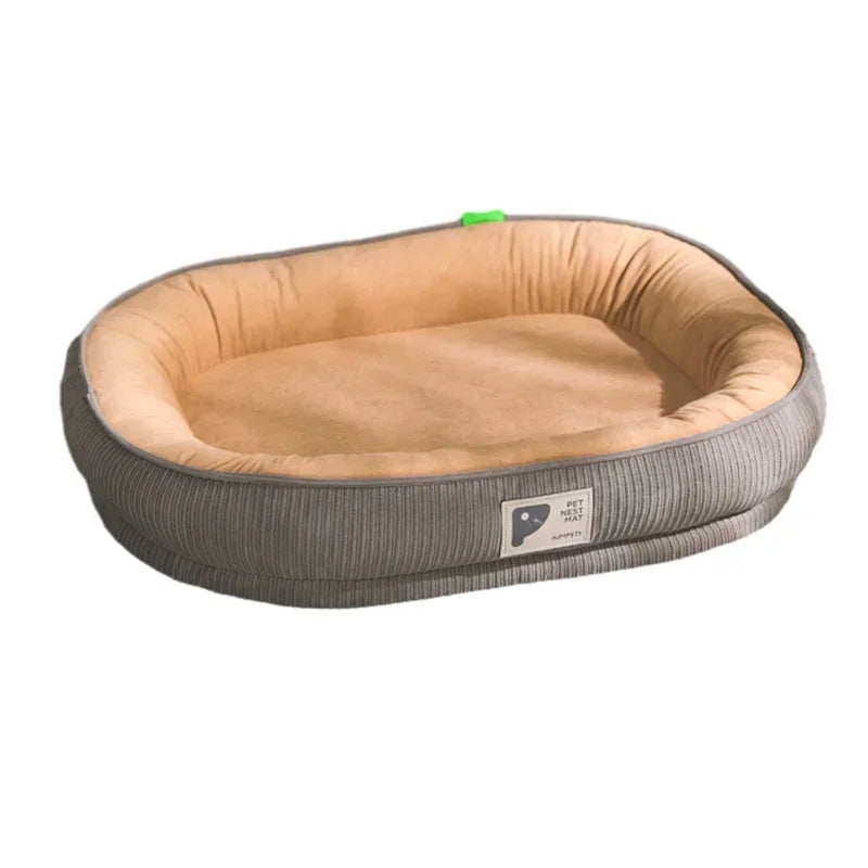Orthopedic Memory Foam Plush Pet Bed For Dogs And Cats