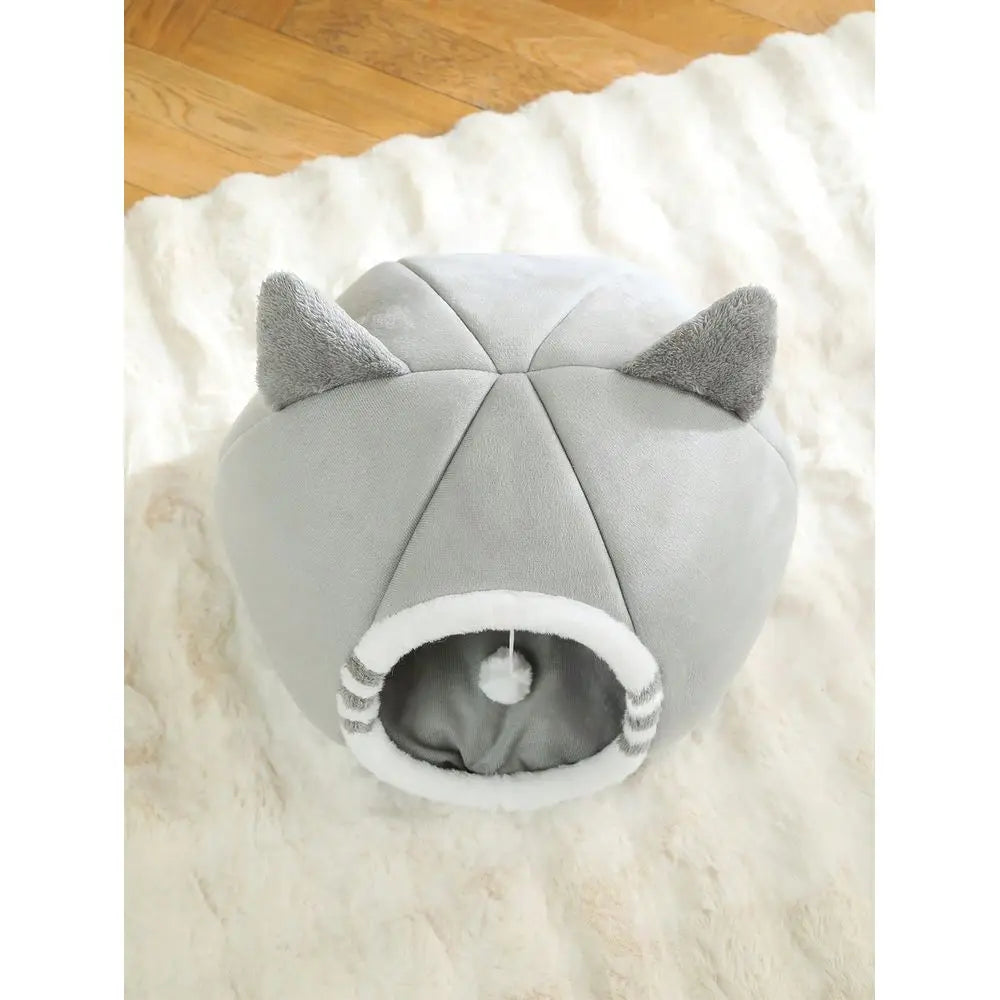 1 PC Cat Bed Kitten Bed, Washable Cat Beds For Indoor Cats, Super Soft Pet House For Puppy And Kitten With AntiSlip Bottom