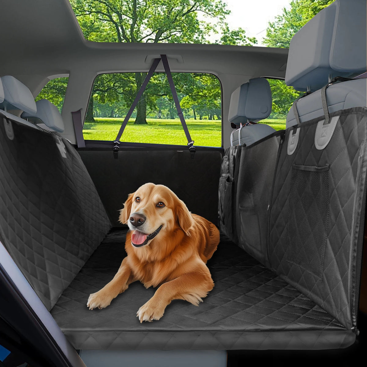 Wisfor Waterproof Dog Car Seat Extender And Hammock Cover