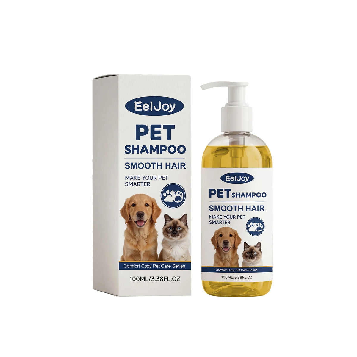 Pet Coconut Oil Shampoo For Cats And Dogs, Gentle Cleansing, Moisturize Fur, Soft Shiny Smooth Coat