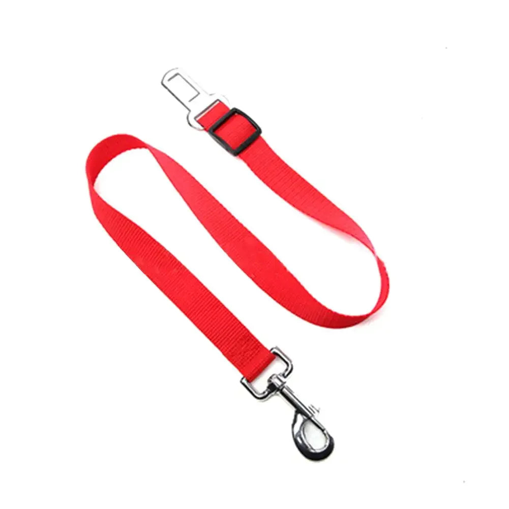 Adjustable Dog Vehicle Seatbelt Harness With Breathable Mesh Design