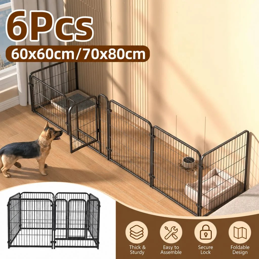 Heavy Duty Stainless Steel Foldable Dog Exercise Kennel