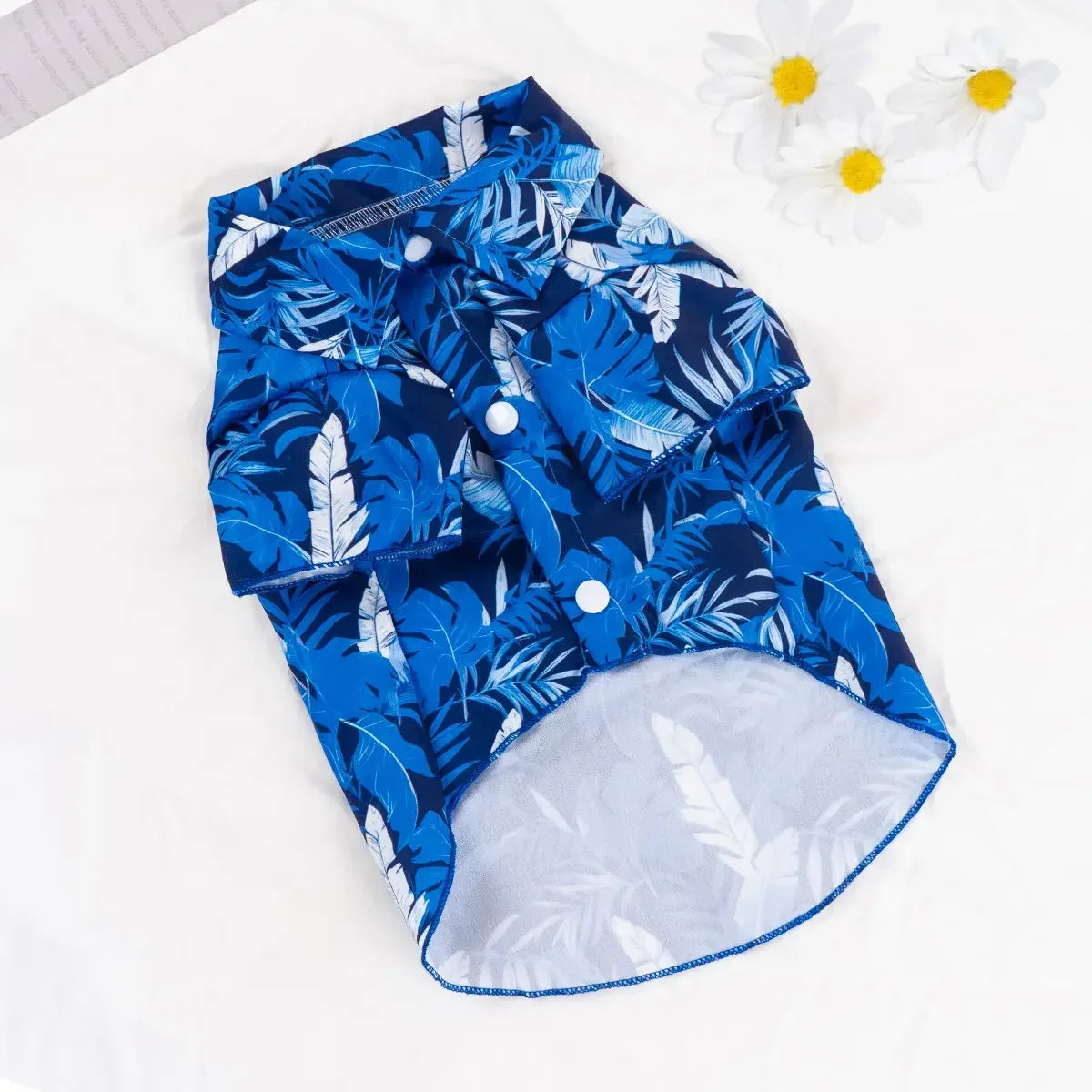 Tropical Hawaiian Pet Shirt for Dogs and Cats Vacation Wear