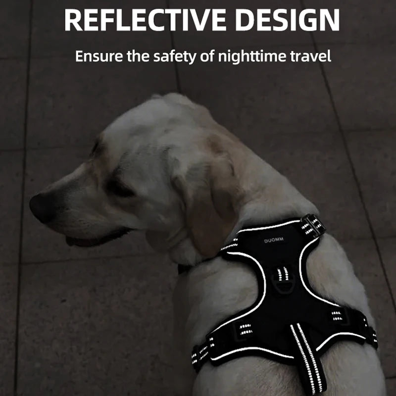Reflective Heavy Duty Car Safety Harness With Seatbelt For Dogs