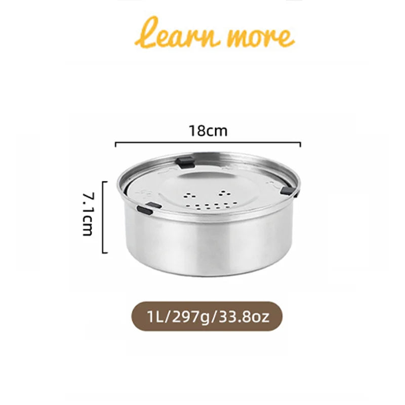Stainless Steel Floating Dog And Cat Water Feeder Bowl
