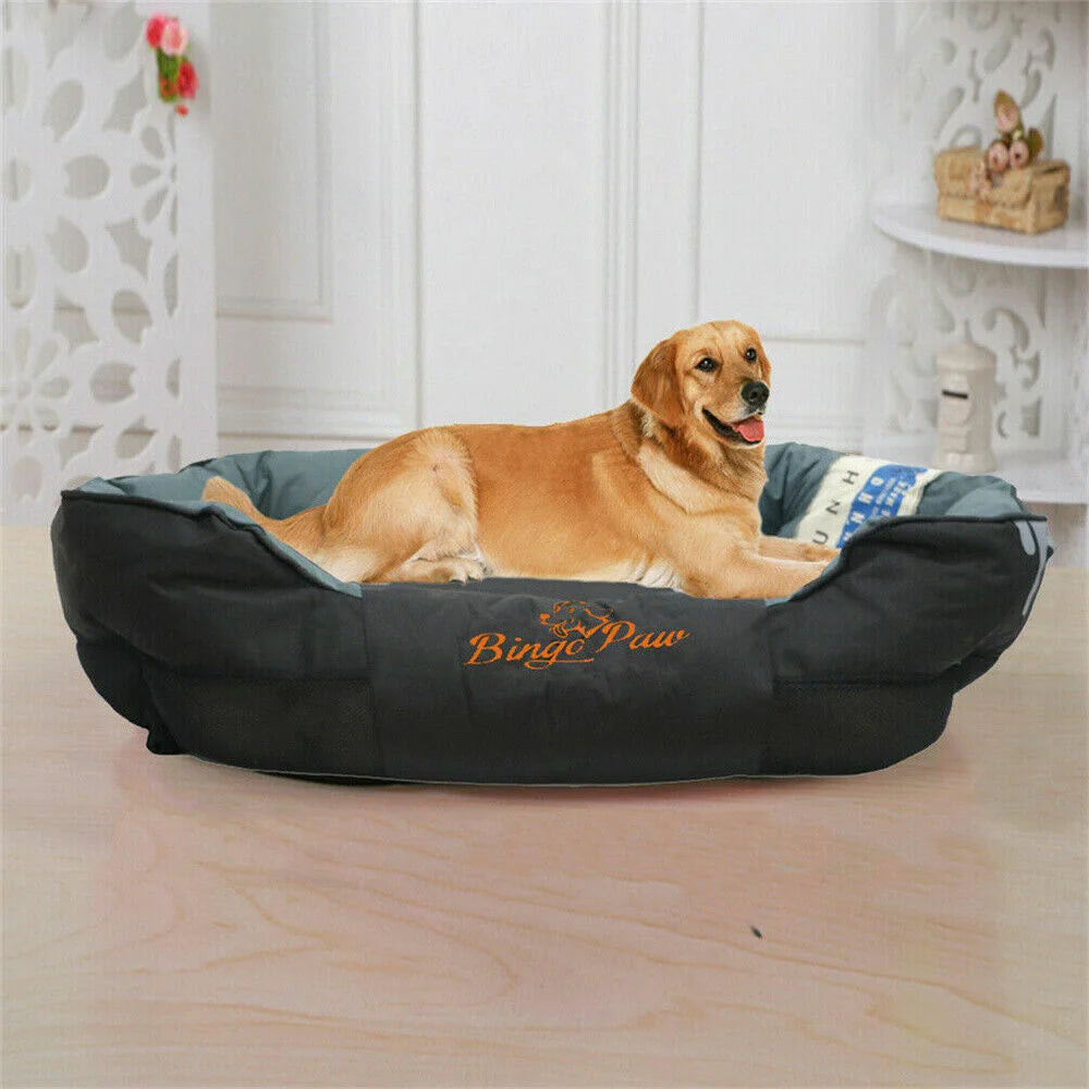 Borwart Orthopedic Waterproof Dog Bed With Washable Cotton Fill