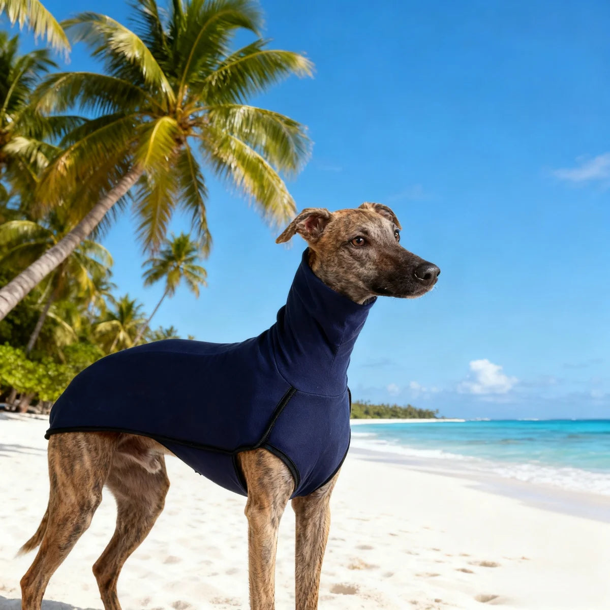 Dog Fleece Winter Coat Pajamas Turtleneck Stretch Greyhound Apparel