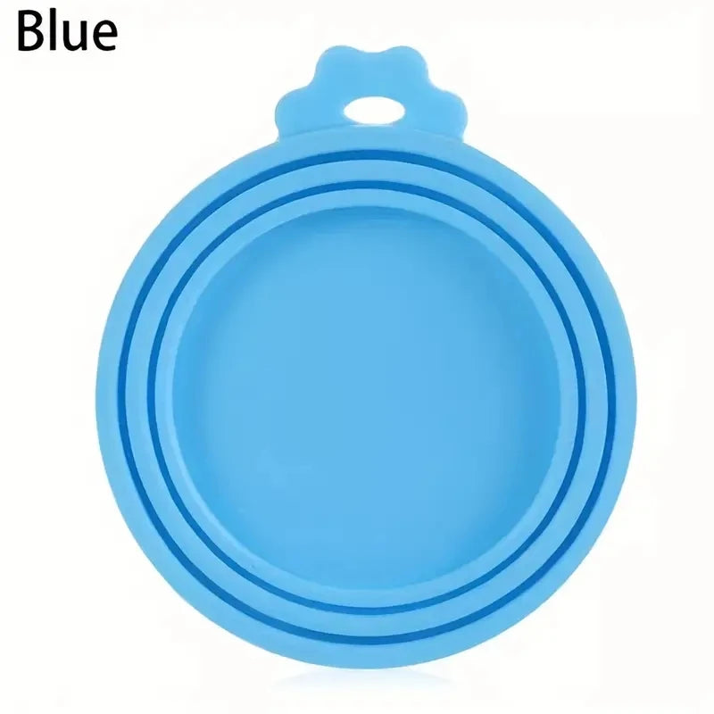Reusable Silicone Pet Food Storage Lid For Cats And Dogs