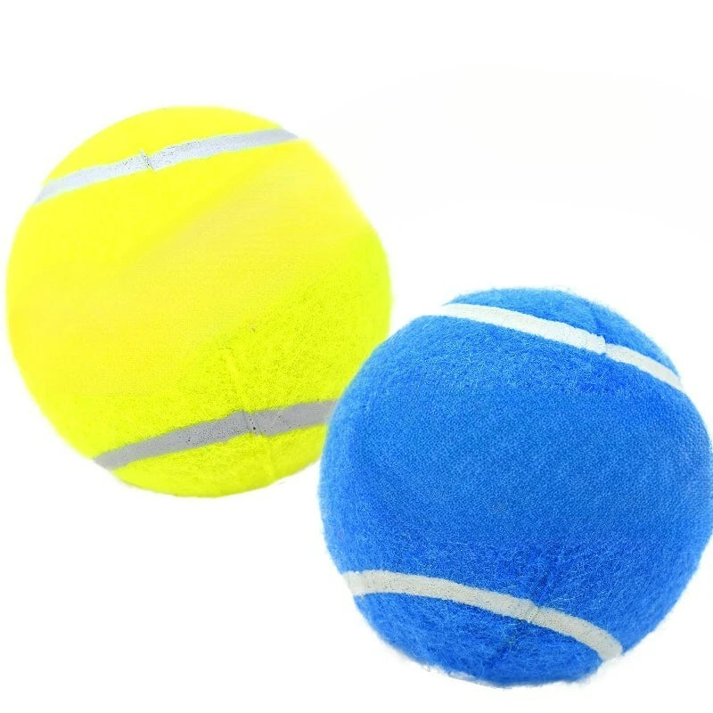Squeak Tennis Ball Dog Toy, 3 inch, 2 Pack