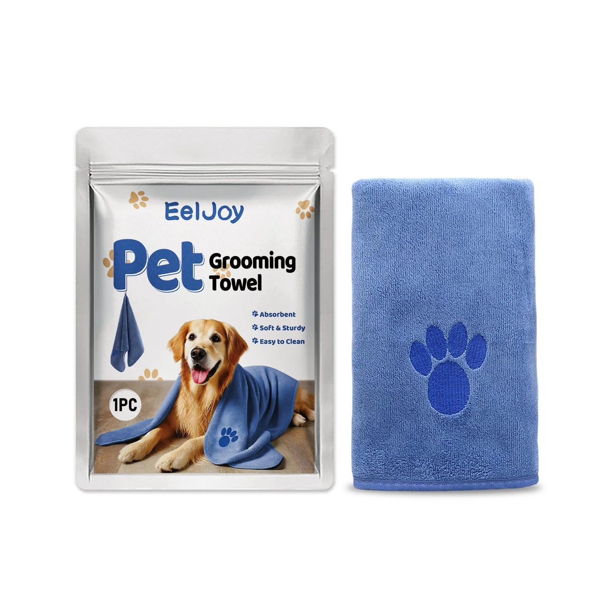 Microfiber Pet Towel Super Absorbent Fast Drying Soft Towel for Dog Cat Bath Grooming