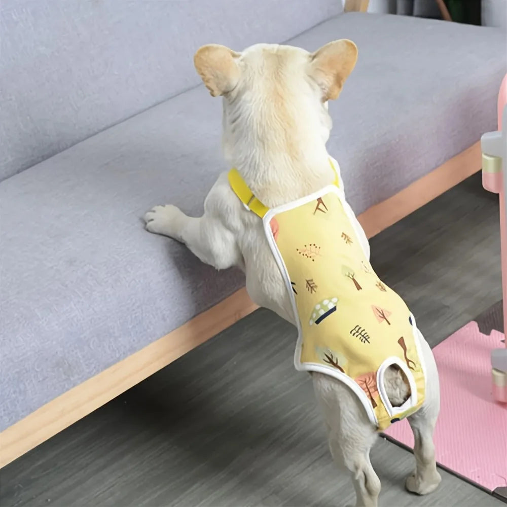 Adjustable Washable Female Dog Underwear for French Bulldogs