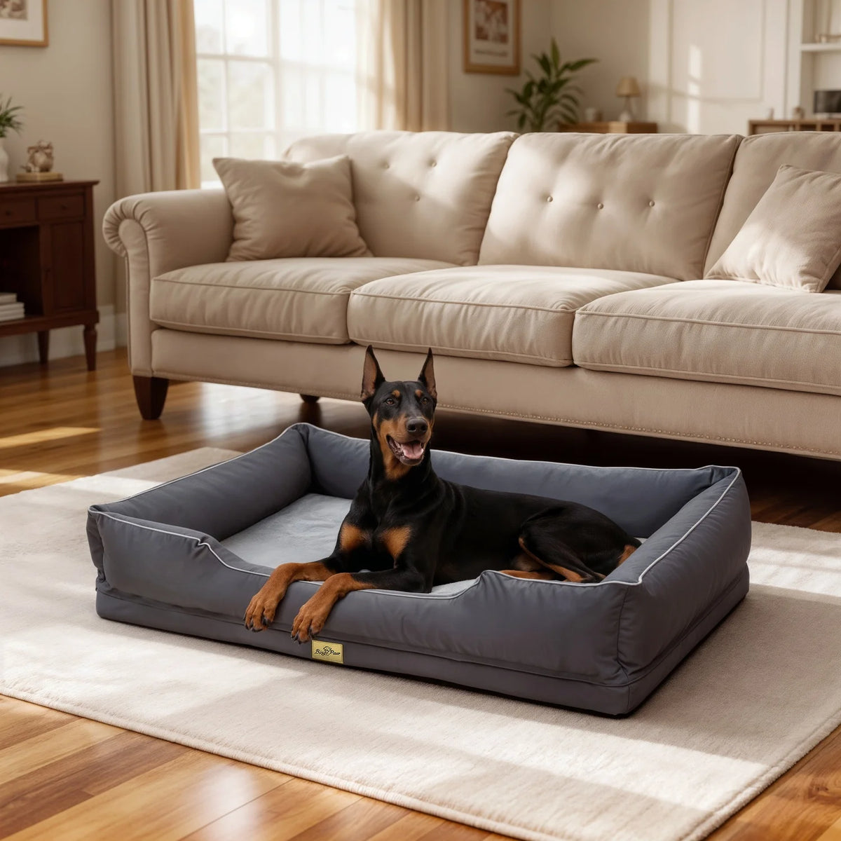 Bingopaw Orthopedic Dog Bed With Removable Washable Cover