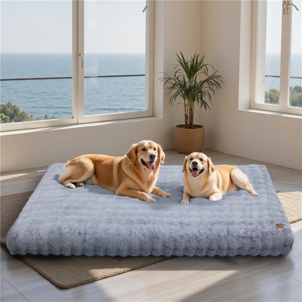 Borwart Ultra Plush Dog Bed With Removable Washable Cover