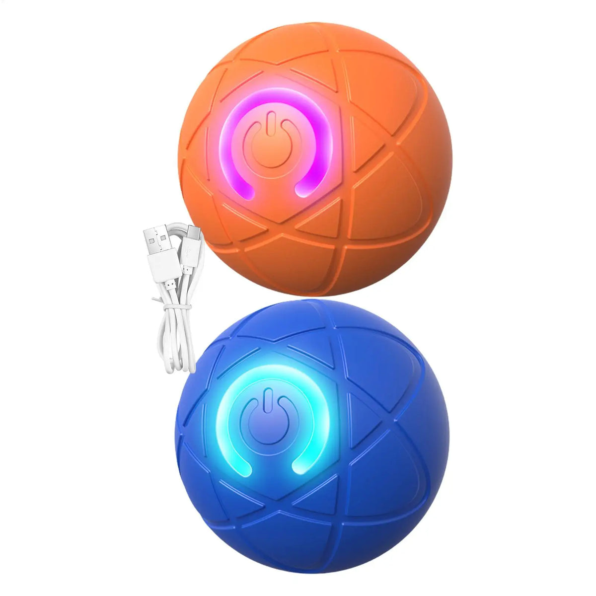 Interactive Self Moving Vibrating Dog Ball Toy For Aggressive Chewers