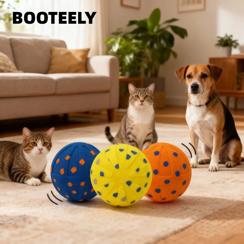 Booteely Automatic Interactive Bouncing And Rotating Dog Ball Toy