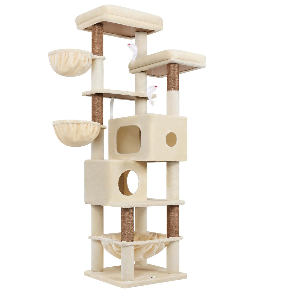 Globlazer Multi Level Cat Tree Tower with Hammocks and Condos