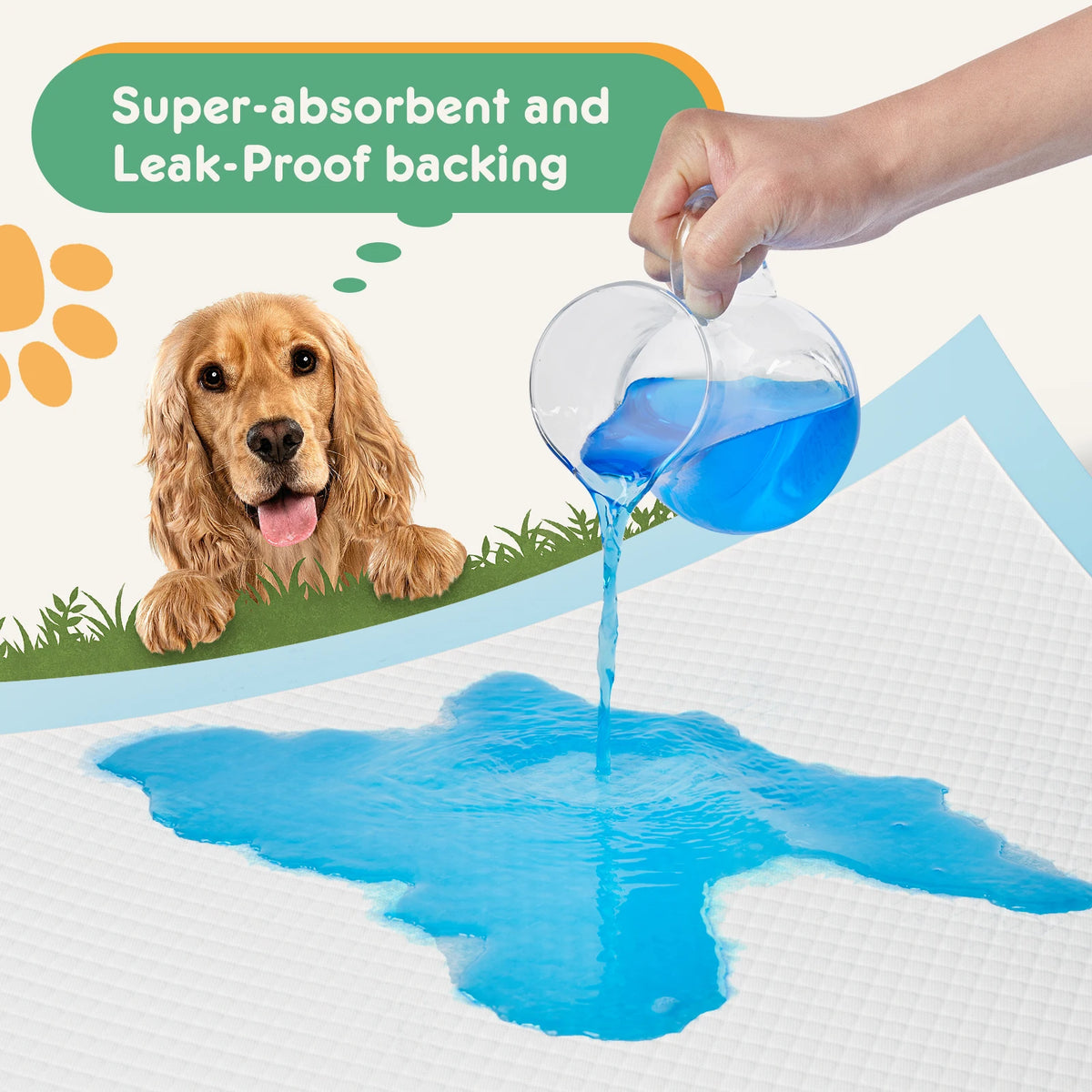 Super Absorbent Disposable Pet Pee Pads Leakproof Quick Drying Underpads
