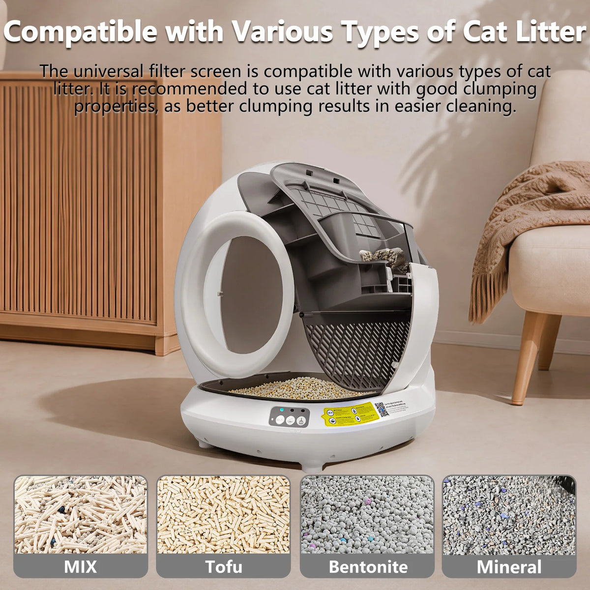 DOEL Smart Self-Cleaning Automatic Cat Litter Box With App Control