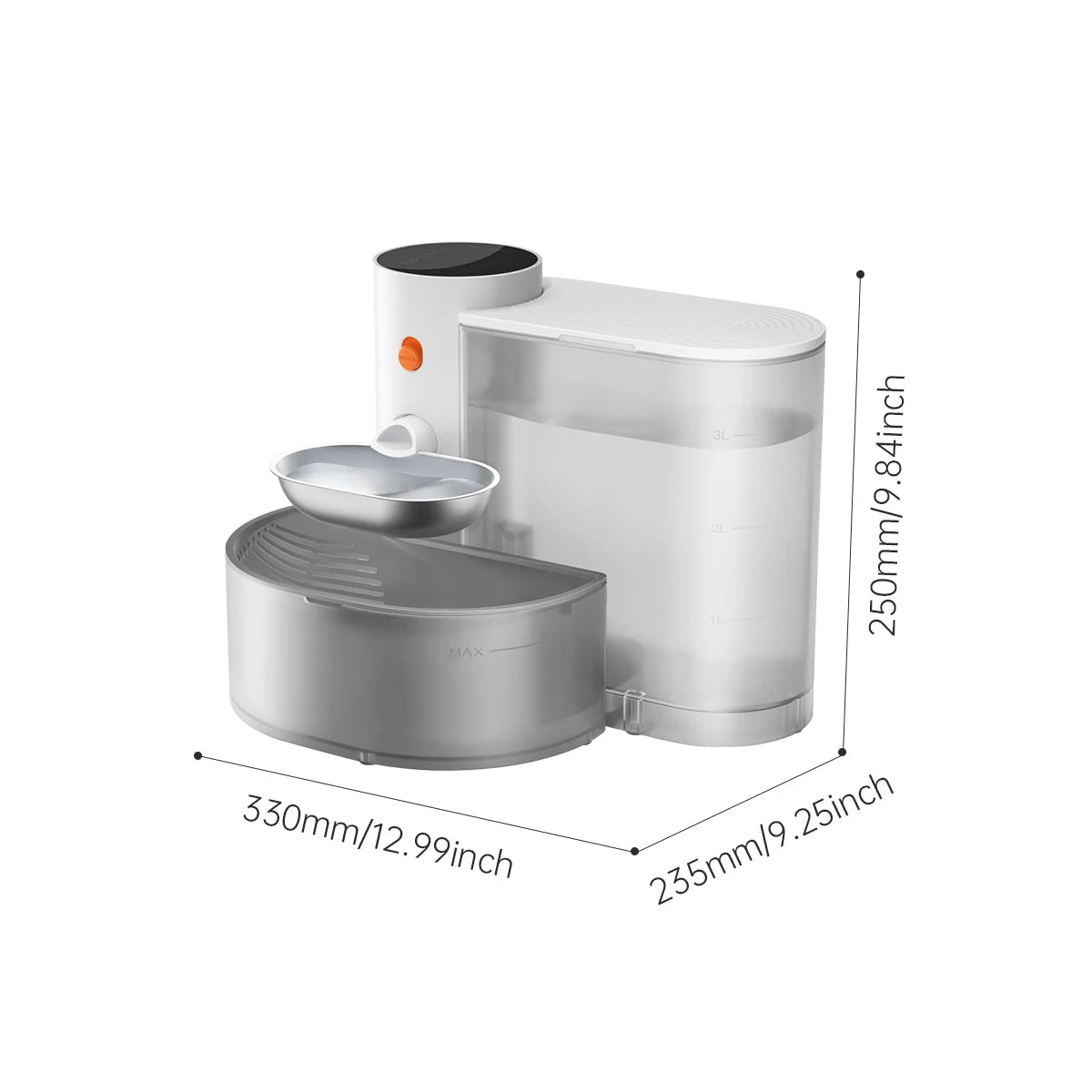 Petgravity Stainless Steel Smart Cat Water Dispenser With Purification