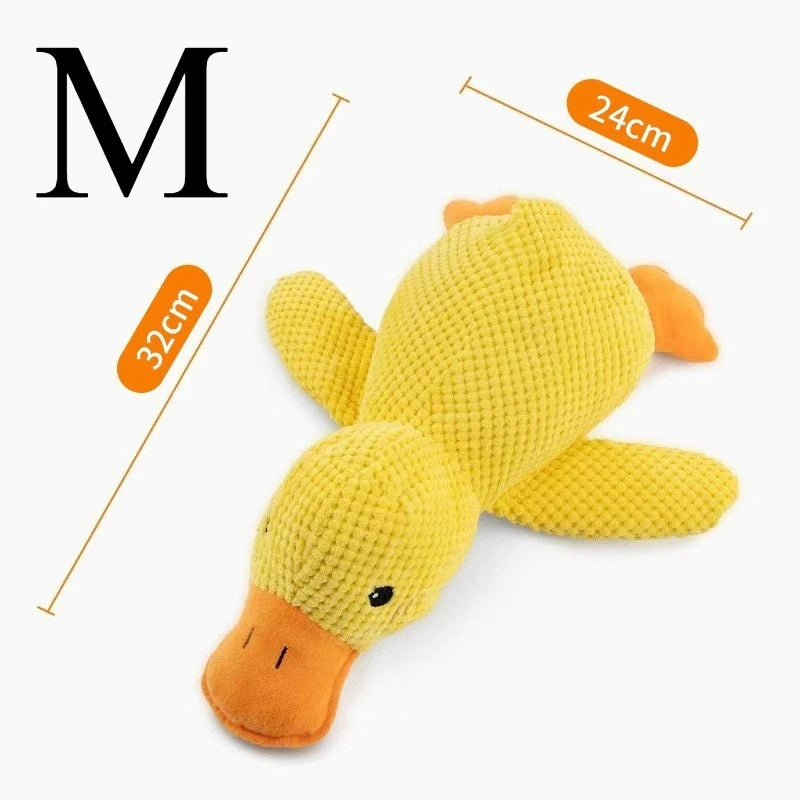 Plush Duck Dog Toy Bite Resistant Chew Toy For Dogs