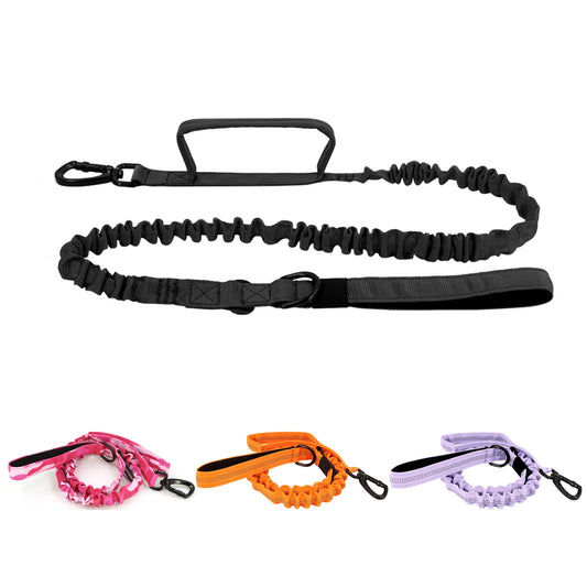 Pettravel Adjustable Nylon Dog Leash With Dual Handles