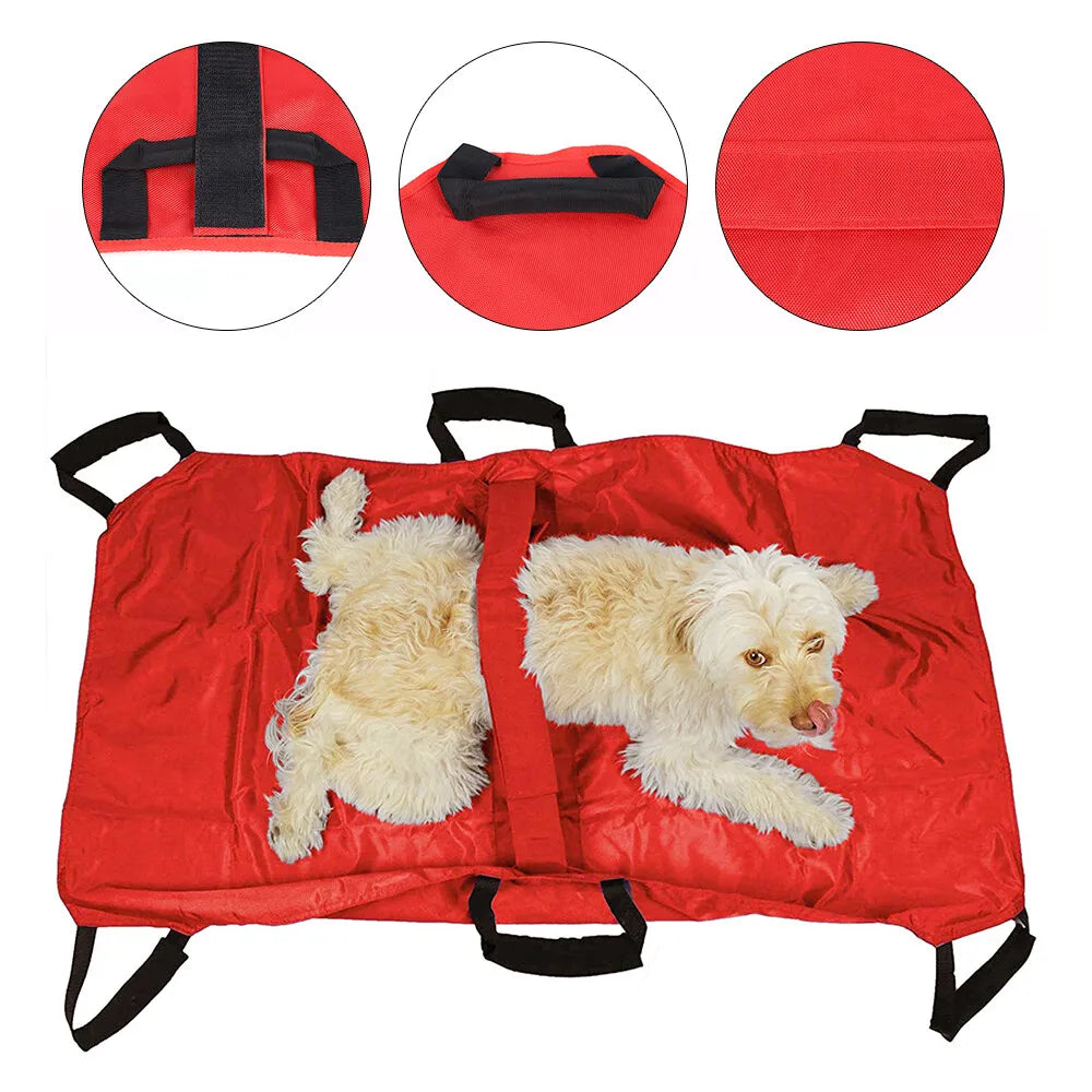 Waterproof Foldable Pet Transport Stretcher With Six Handles