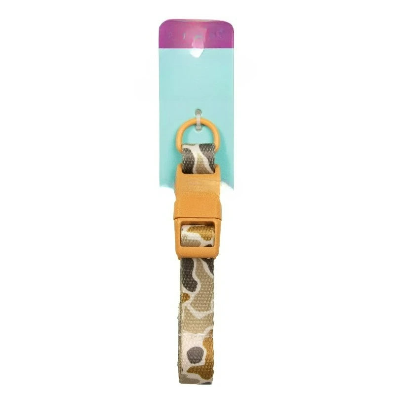 Polyester Adjustable Dog Collar, Camo, M