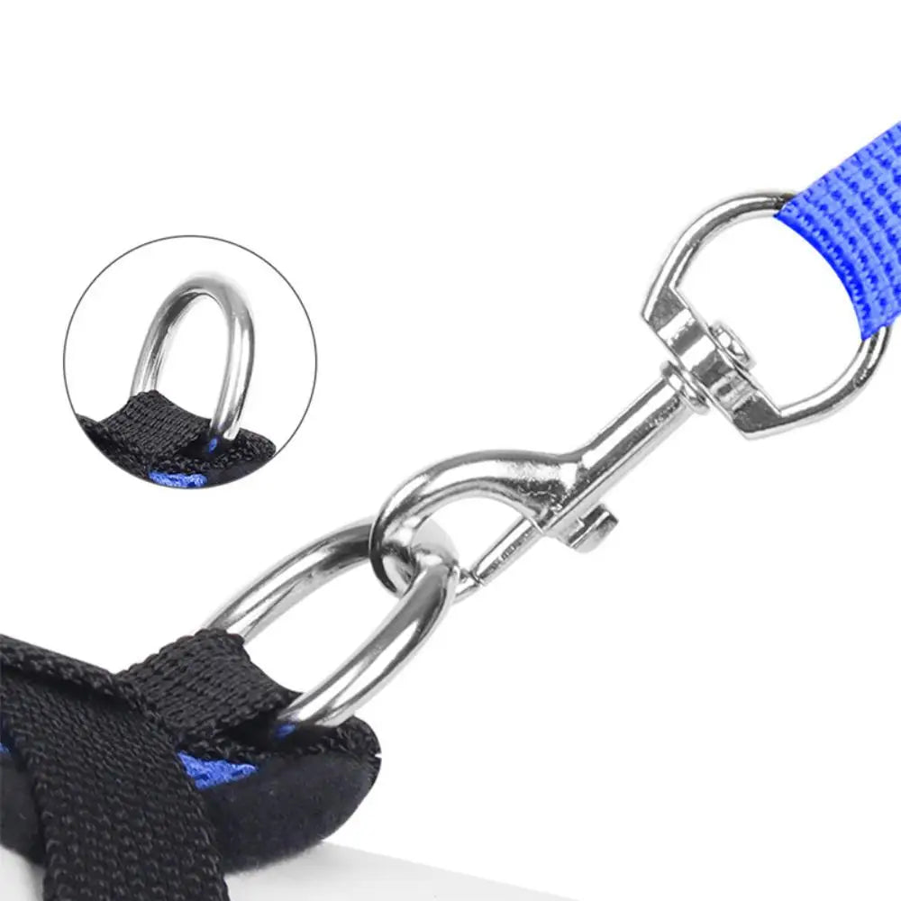 Adjustable Reflective Dog And Cat Harness Leash Walking Set