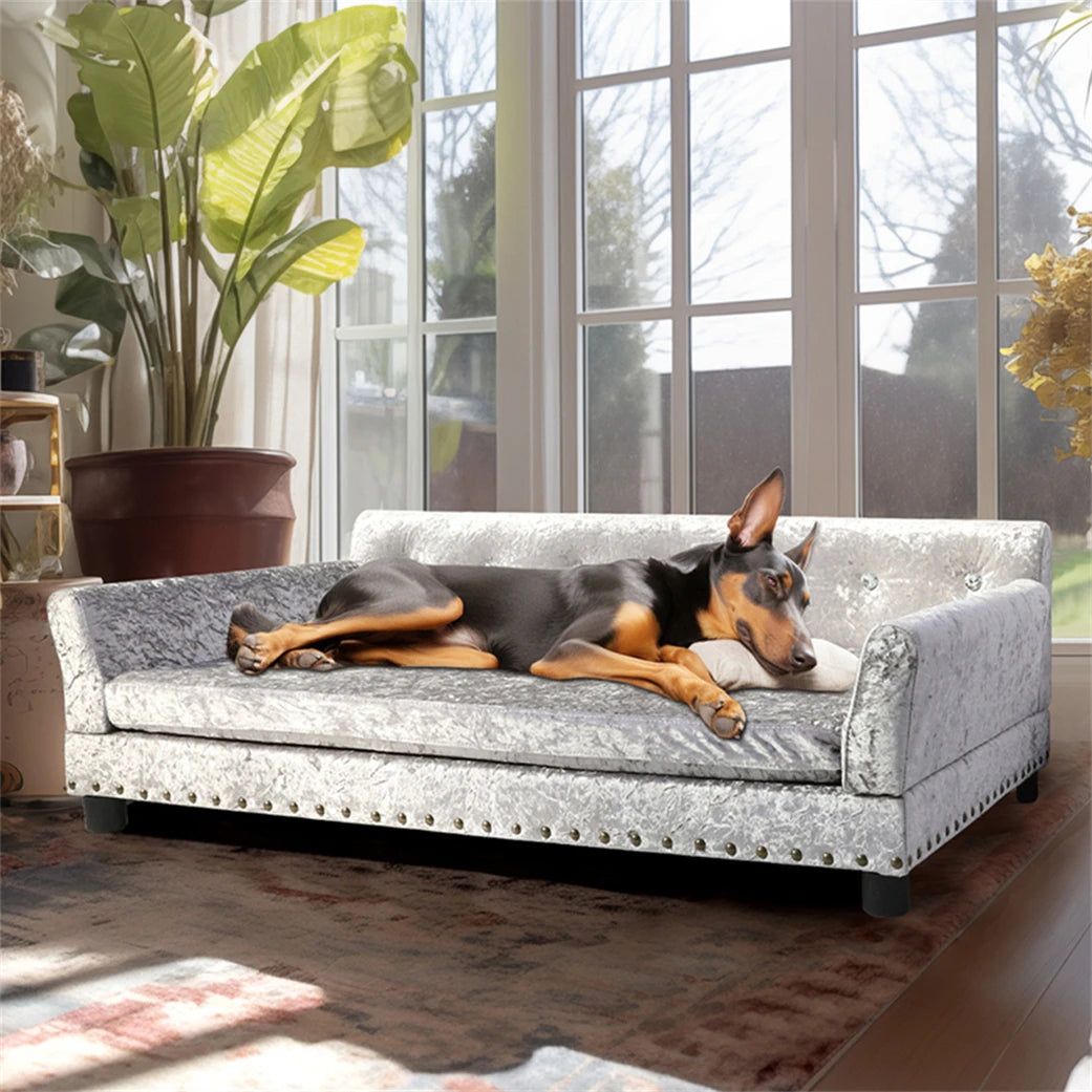 Borwart Heavy Duty Raised Pet Sofa With Removable Cover