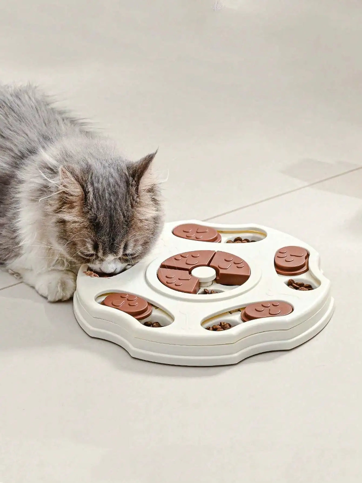 Interactive Dog Puzzle Slow Feeder Treat Dispenser Toy