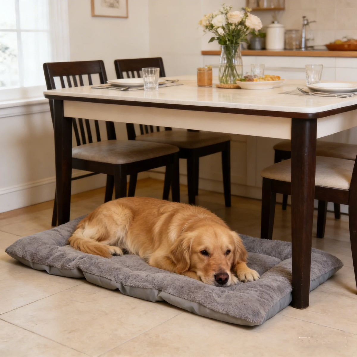Ultra Soft Plush Dog Bed Comfortable Pet Crate Floor Mat