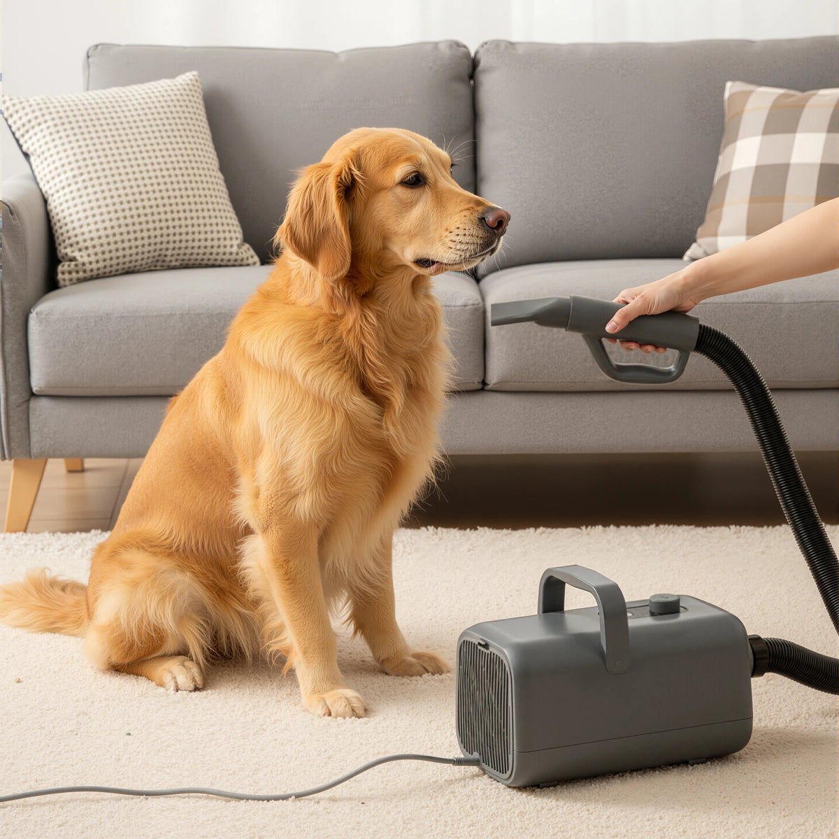 Professional Low Noise Pet Grooming Vacuum Dryer Kit