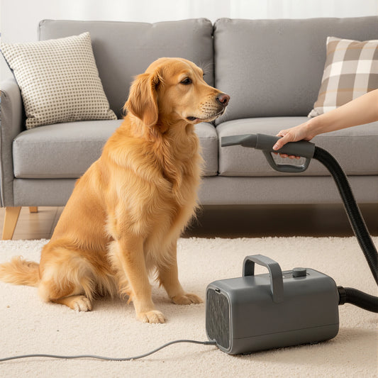 Professional Low Noise Pet Grooming Vacuum Dryer Kit