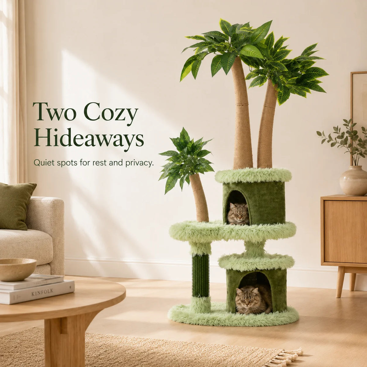 Mango Tree Cat Tree - Cozy Perch, Fun Platform & Scratching Post for Cats