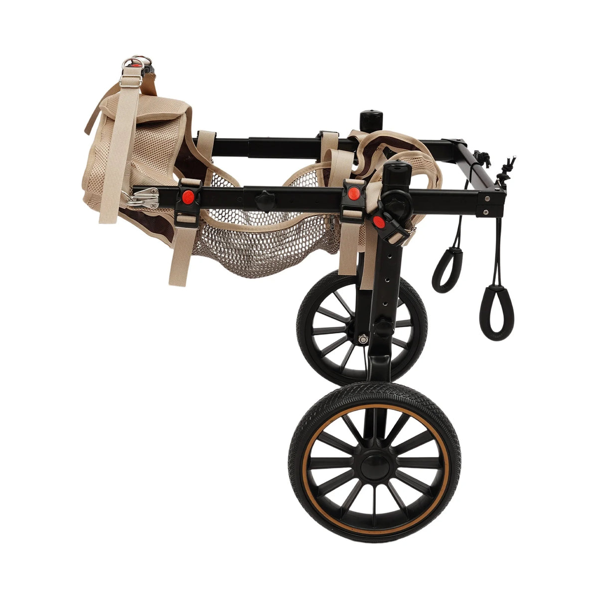 Cncest 2 Wheel Dog Wheelchair Back Pet Rehabilitation Walking Aid