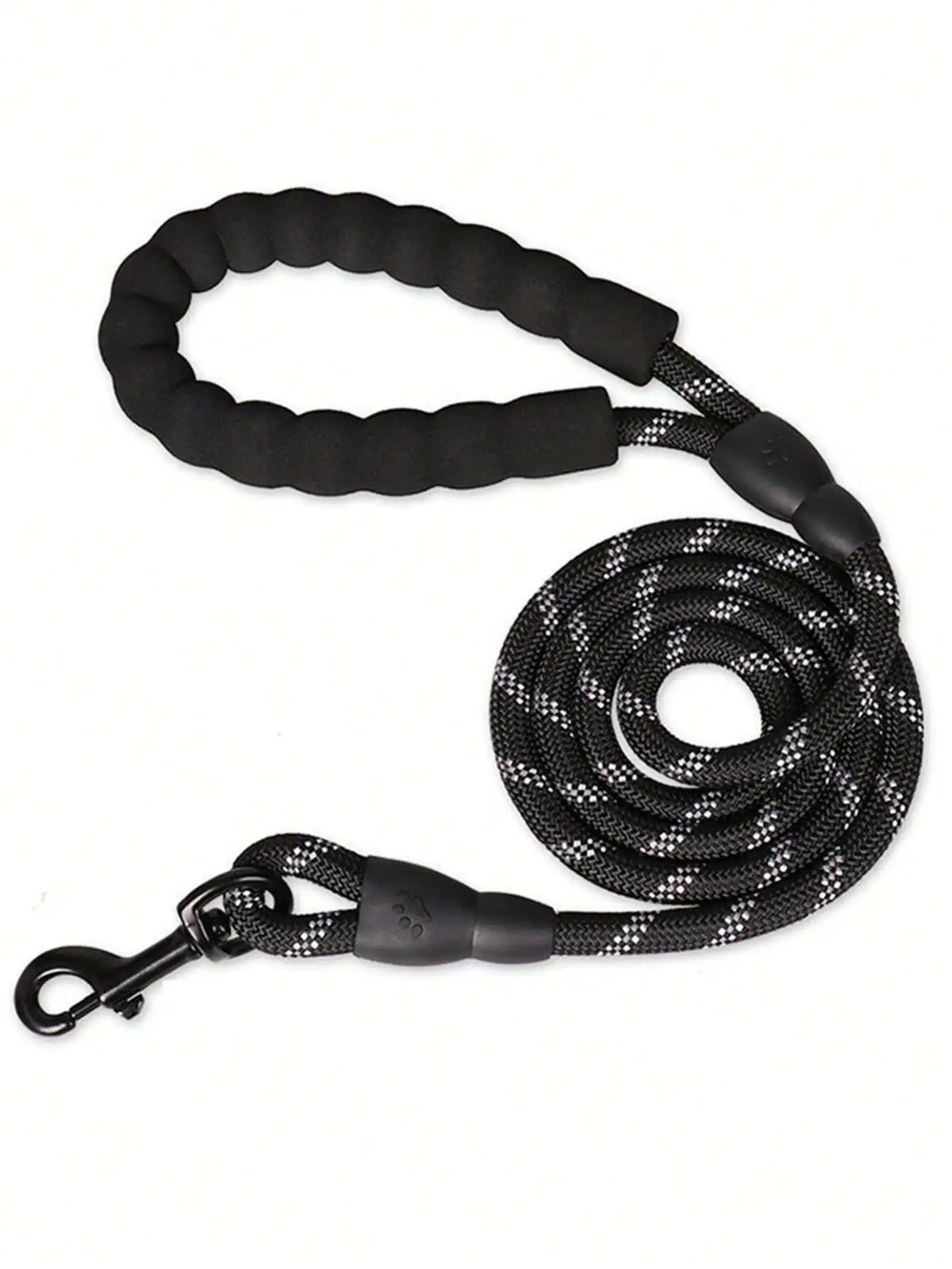 Reflective Nylon Dog Leash With Foam Handle For Walking