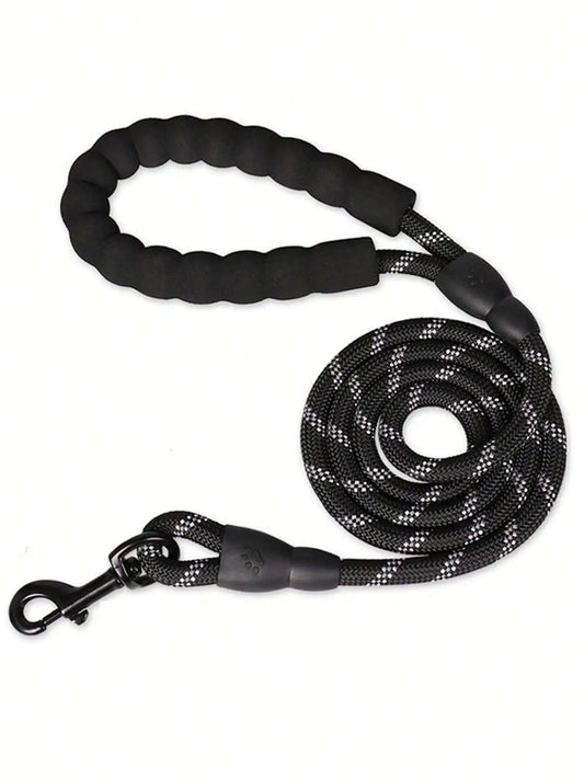 Reflective Nylon Dog Leash With Foam Handle For Walking