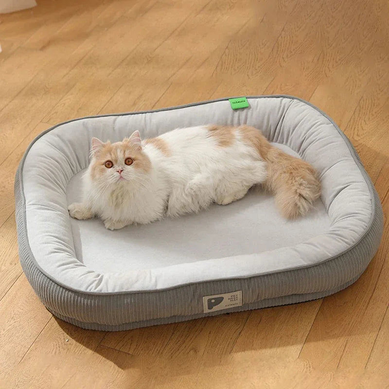 Orthopedic Memory Foam Plush Pet Bed For Dogs And Cats