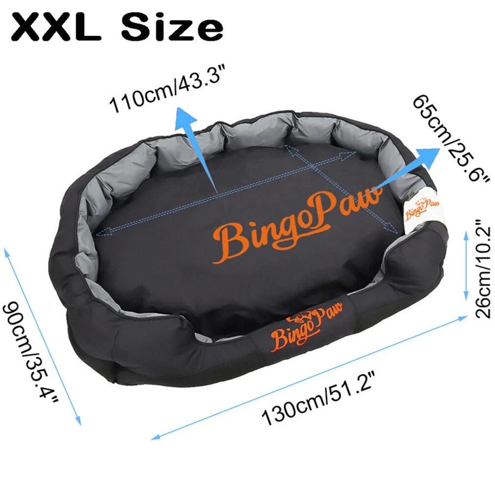 Borwart Orthopedic Waterproof Dog Bed With Washable Cotton Fill