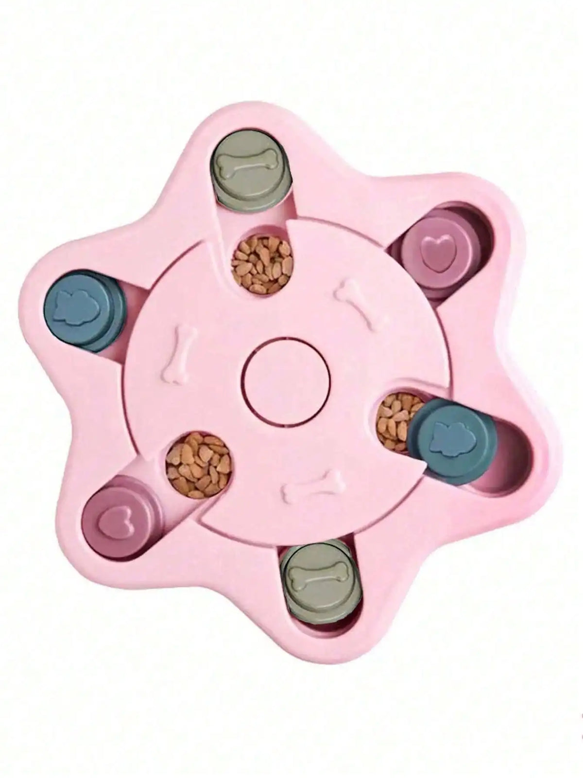 Interactive Dog Puzzle Slow Feeder Treat Dispenser Toy