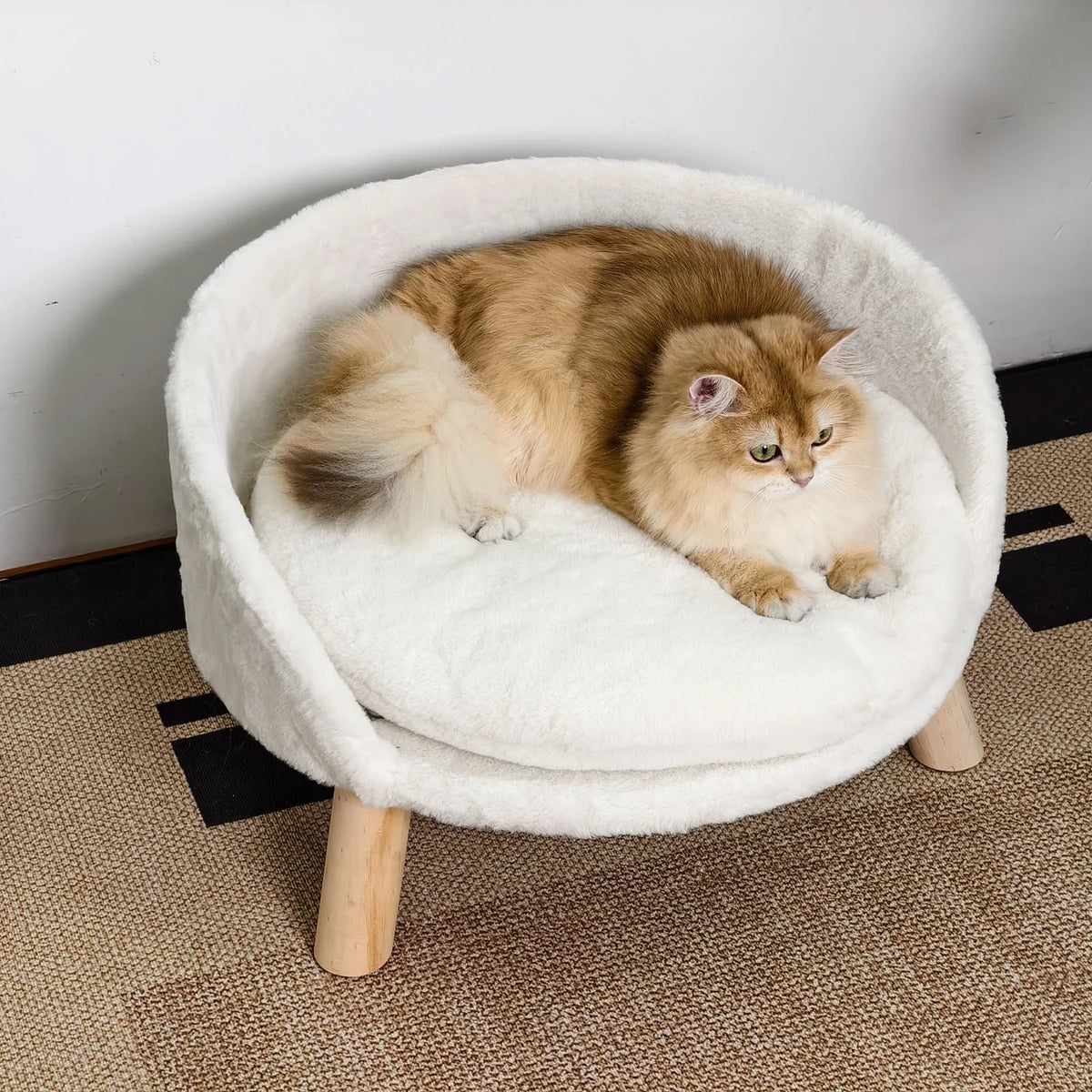 Borwart Elevated Pet Sofa Bed With Removable Waterproof Cover