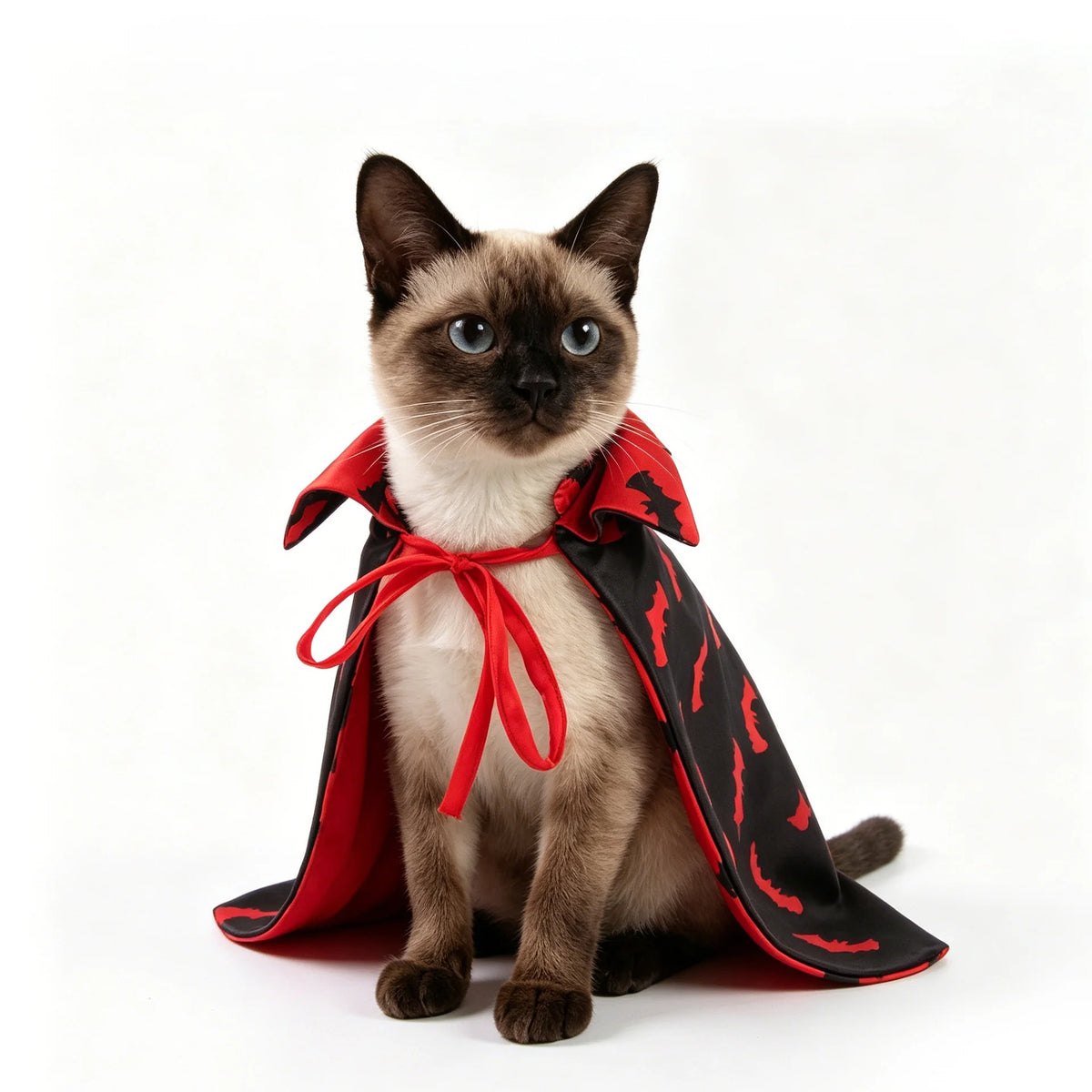 Halloween Reversible Bat Pet Vampire Cape Costume for Cats Dogs