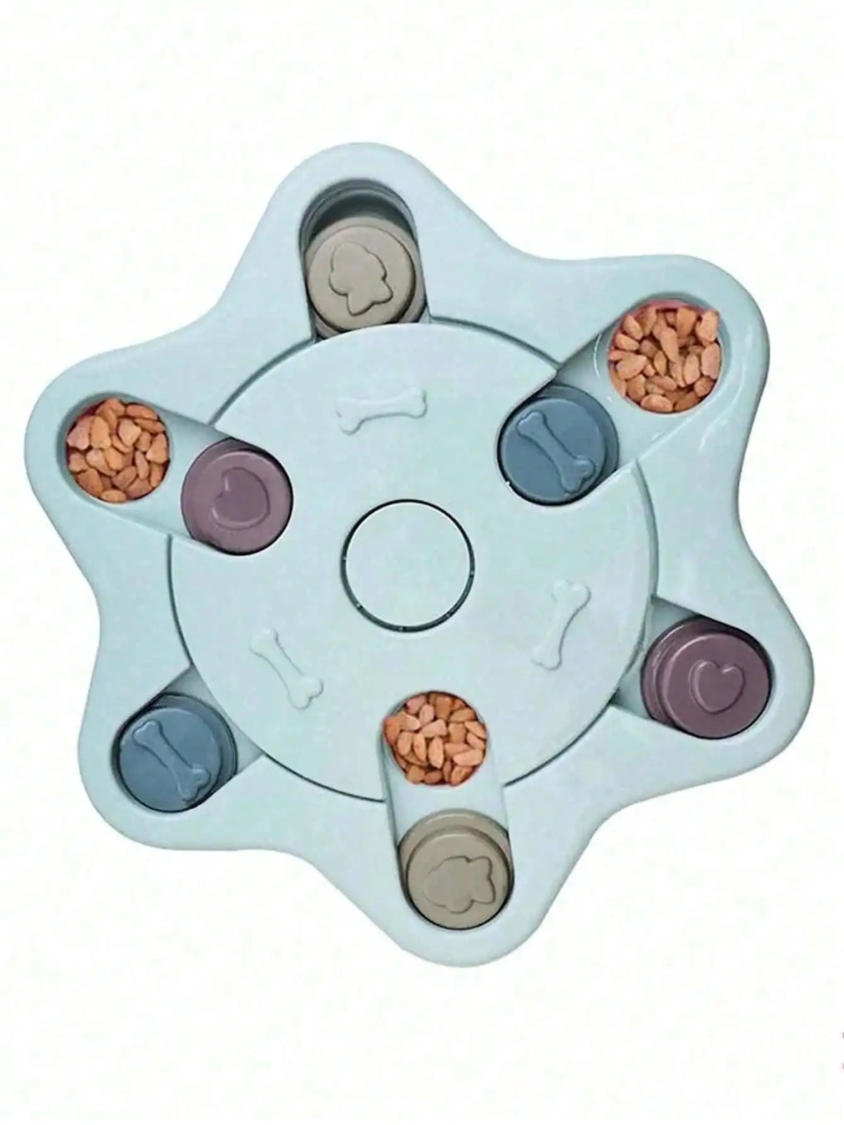 Interactive Dog Puzzle Slow Feeder Treat Dispenser Toy