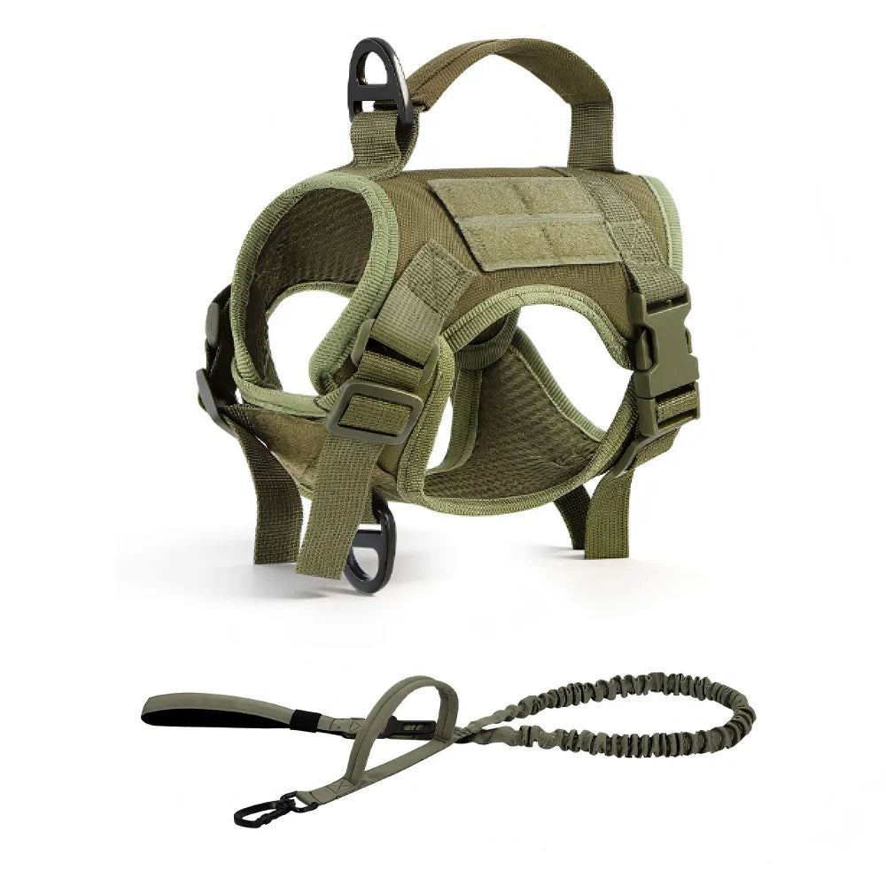 Petravel Adjustable Tactical Cat Harness Vest And Leash Set