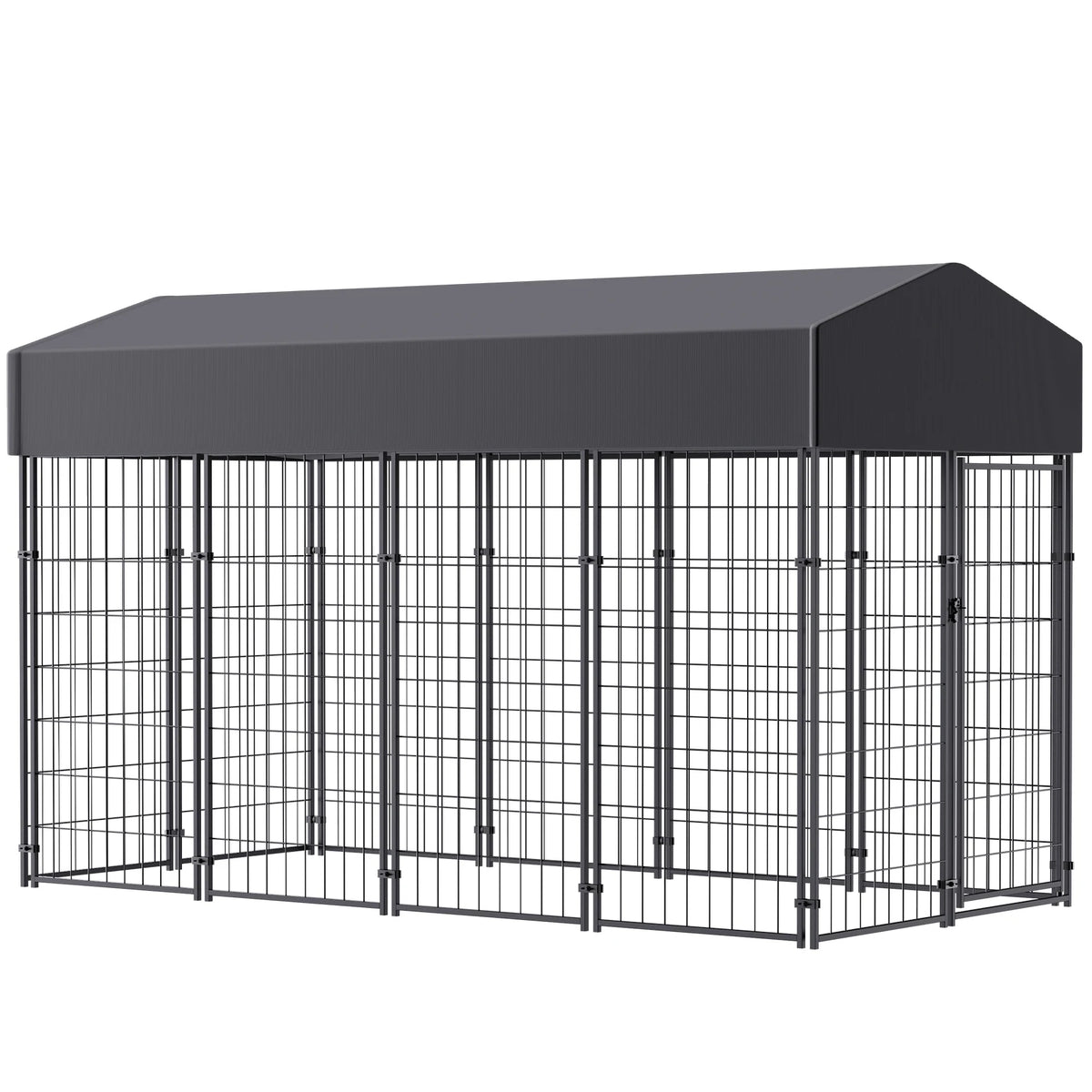 Bingopaw Welded Wire Dog Kennel With Waterproof Cover