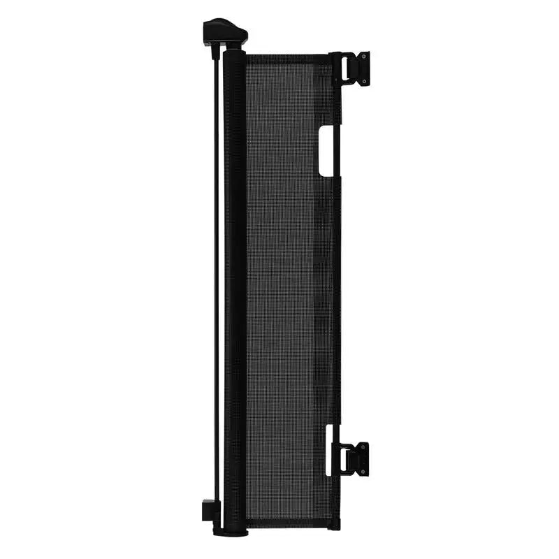 Retractable Mesh Gate With Lock For Stairs And Hallways